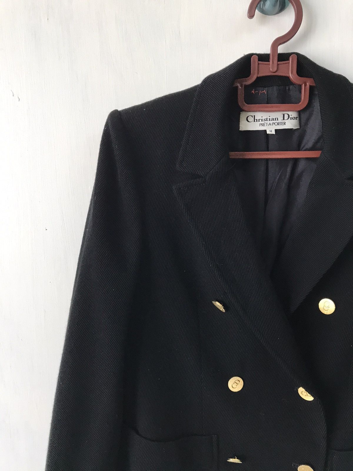 Christian Dior Monsieur Christian Dior Pret-A-Porter Double Breast Coat Blazer Size M / US 6-8 / IT 42-44 - 3 Thumbnail