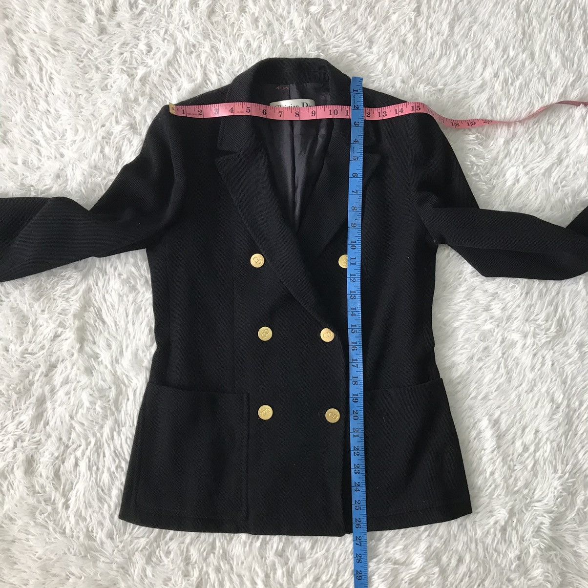 Christian Dior Monsieur Christian Dior Pret-A-Porter Double Breast Coat Blazer Size M / US 6-8 / IT 42-44 - 20 Thumbnail