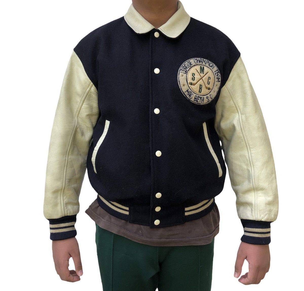 Macbeth × NHL 🔥VINTAGE MAC BETH VARSITY HOCKEY LETTERMAN JACKET Size US M / EU 48-50 / 2 - 5 Thumbnail
