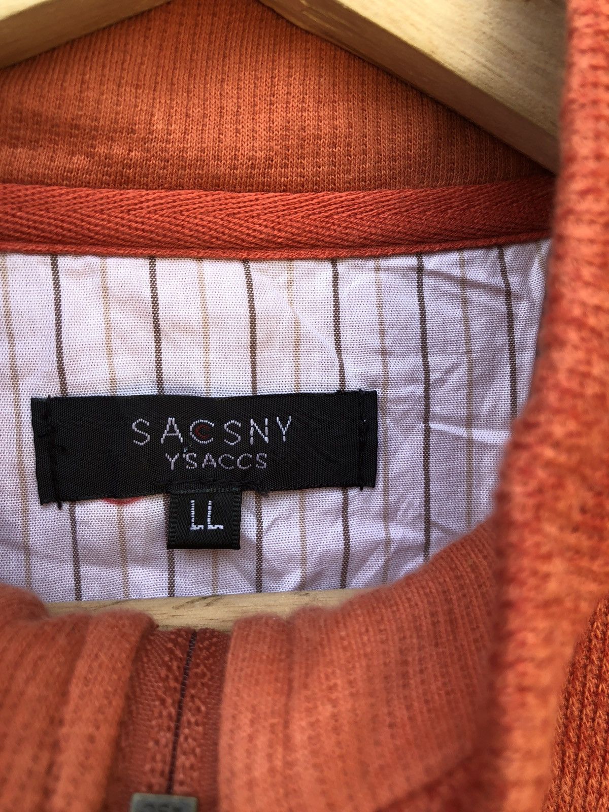 Japanese Brand 🔥Sacsny Yohji Yamamoto Half Zip Pullover Sweathirt Size US M / EU 48-50 / 2 - 4 Thumbnail
