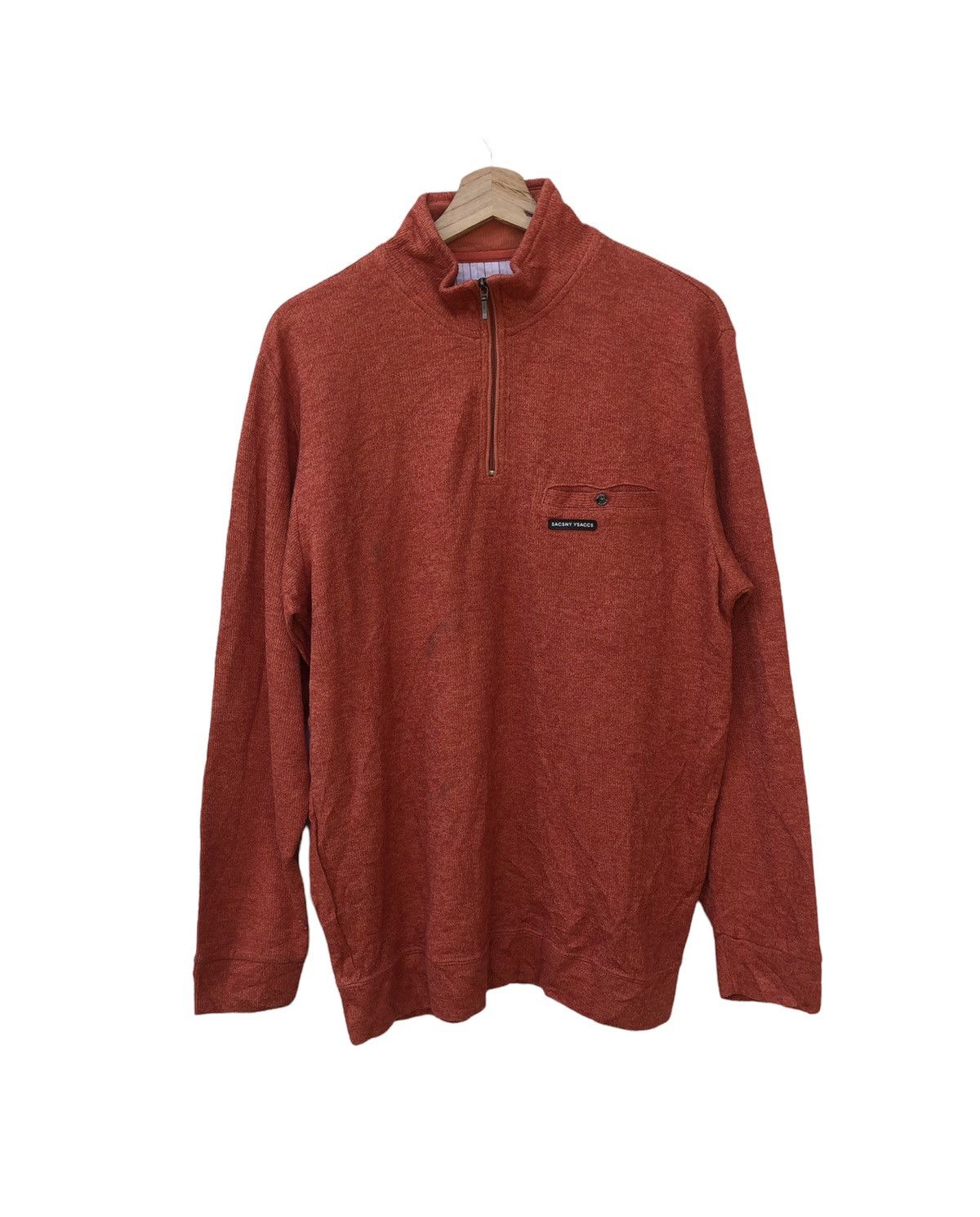 Japanese Brand 🔥Sacsny Yohji Yamamoto Half Zip Pullover Sweathirt Size US M / EU 48-50 / 2 - 1 Thumbnail