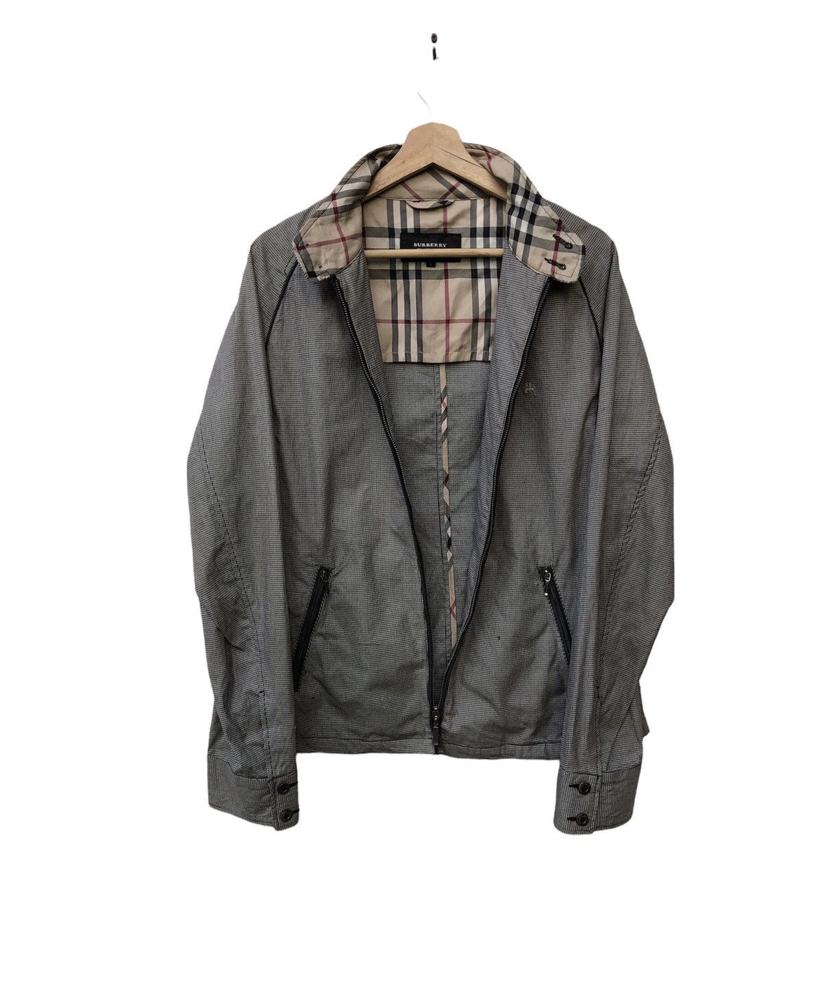 Burberry BURBERRY HALF NOVA CHECK JACKET Size US L / EU 52-54 / 3 - 1 Thumbnail