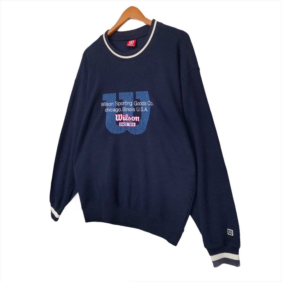 Vintage 90s Wilson Sweatshirt Wilson Crewneck Sweatshirt