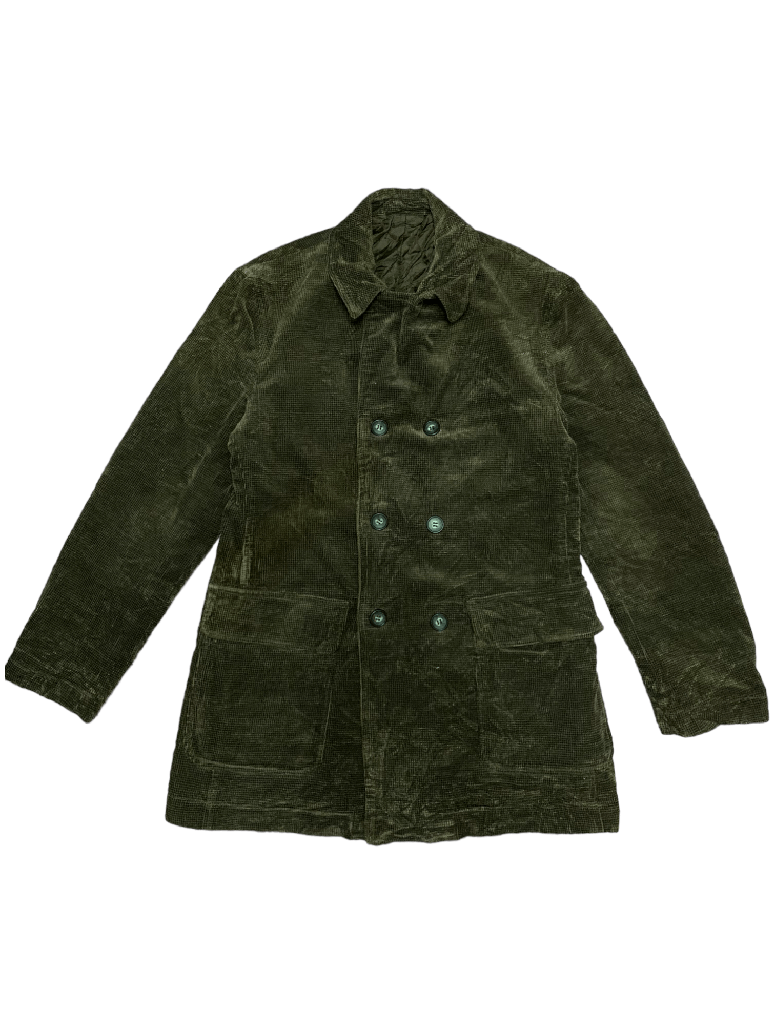 Atelier New Regime 🟤 🤎 Japanese Brand Corduroy Double Breasted Jacket Size US M / EU 48-50 / 2 - 1 Thumbnail