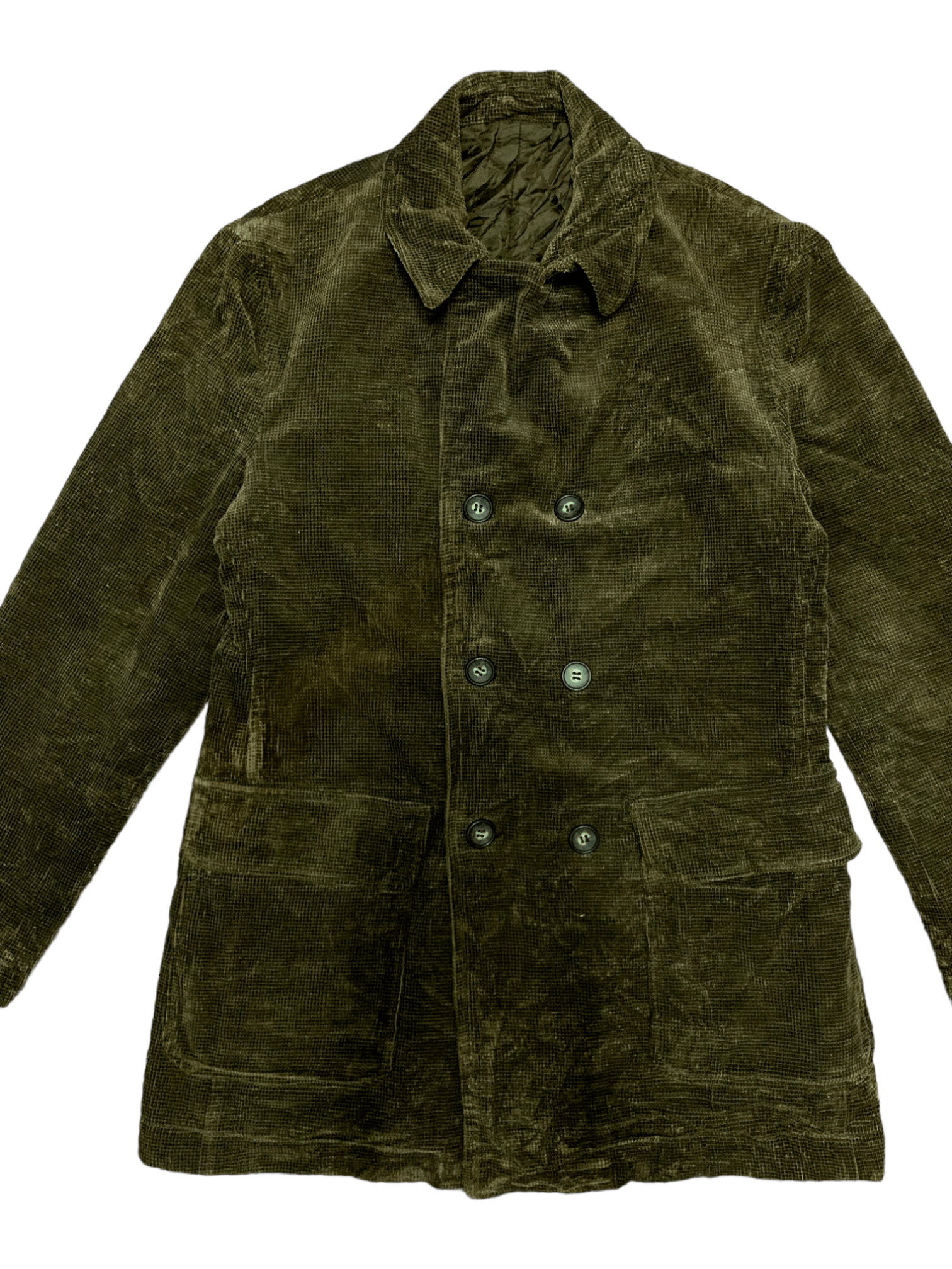 Atelier New Regime 🟤 🤎 Japanese Brand Corduroy Double Breasted Jacket Size US M / EU 48-50 / 2 - 7 Thumbnail