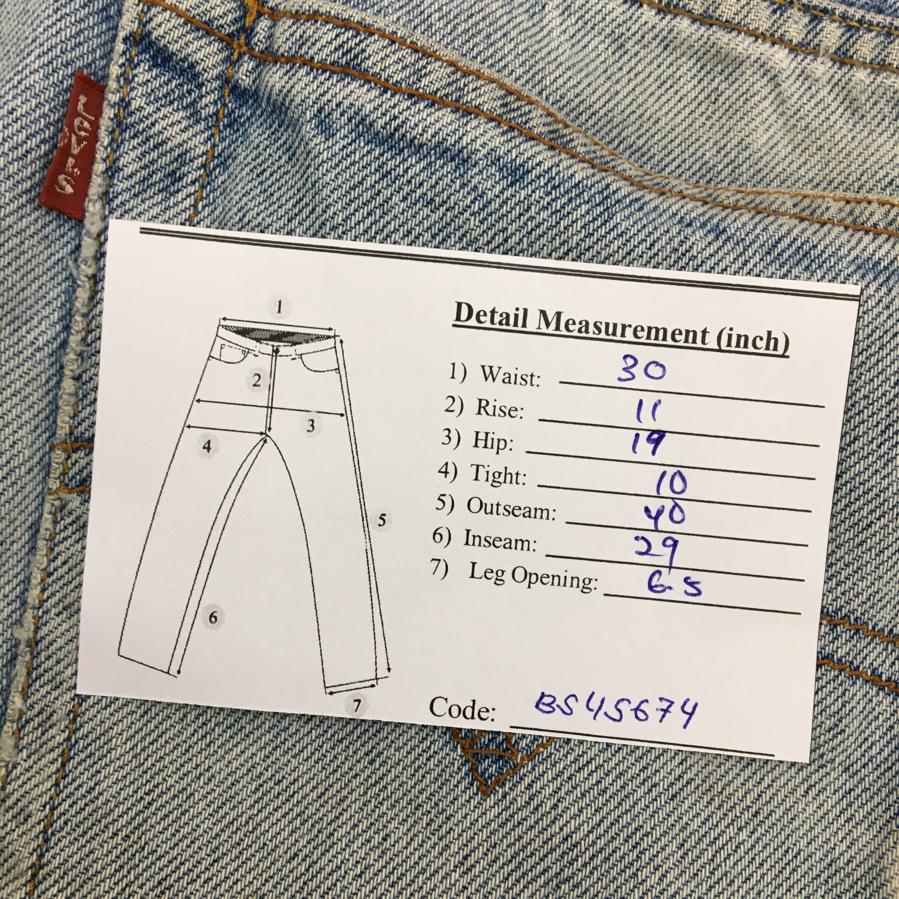 Levi's Vintage Levis Light Wash Jeans Levi's 616 Sun Faded Denim Size US 30 / EU 46 - 9 Thumbnail