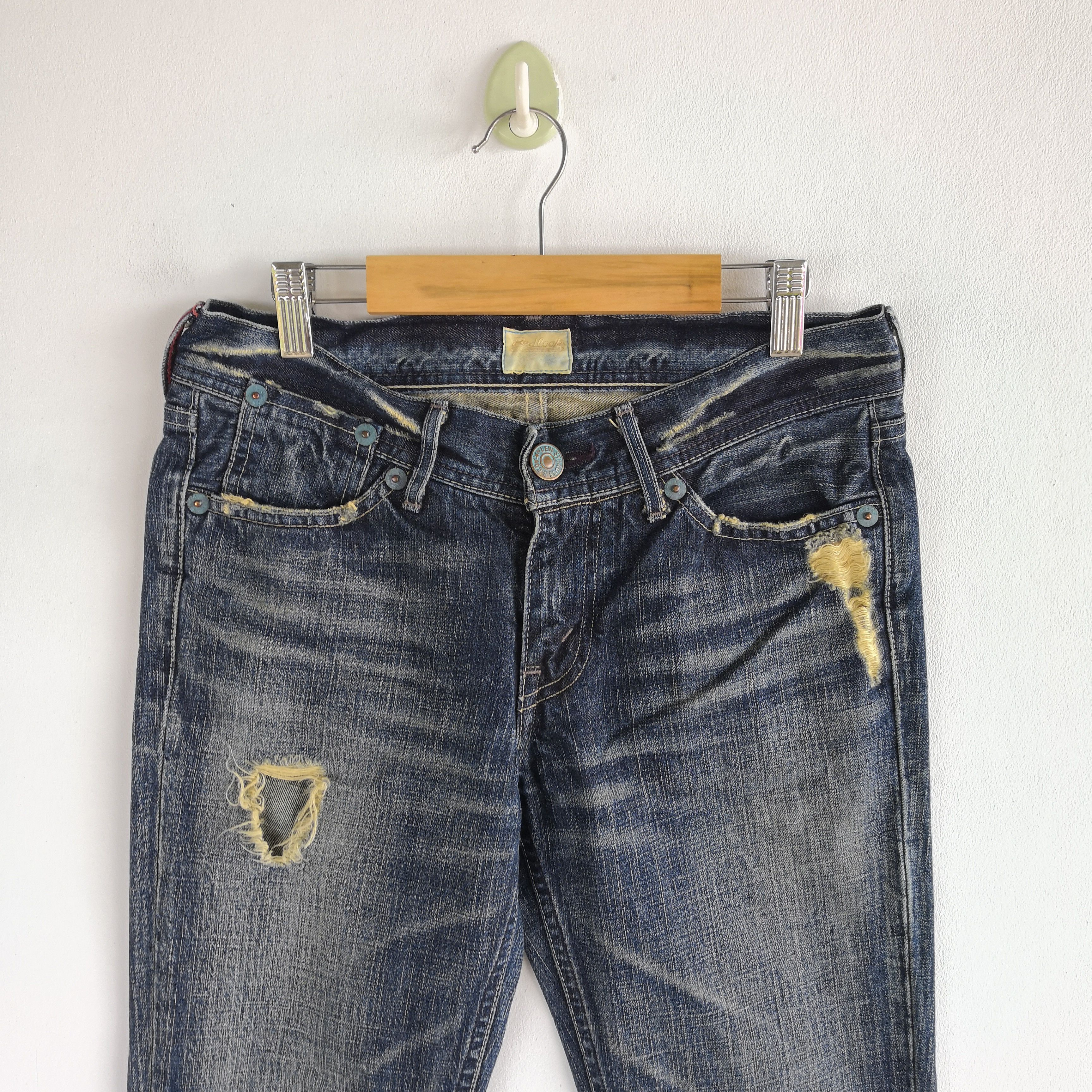 Levi's Vintage Levi's Ripped Jeans Levis 502 Distresses Denim Size 28" / US 6 / IT 42 - 3 Thumbnail
