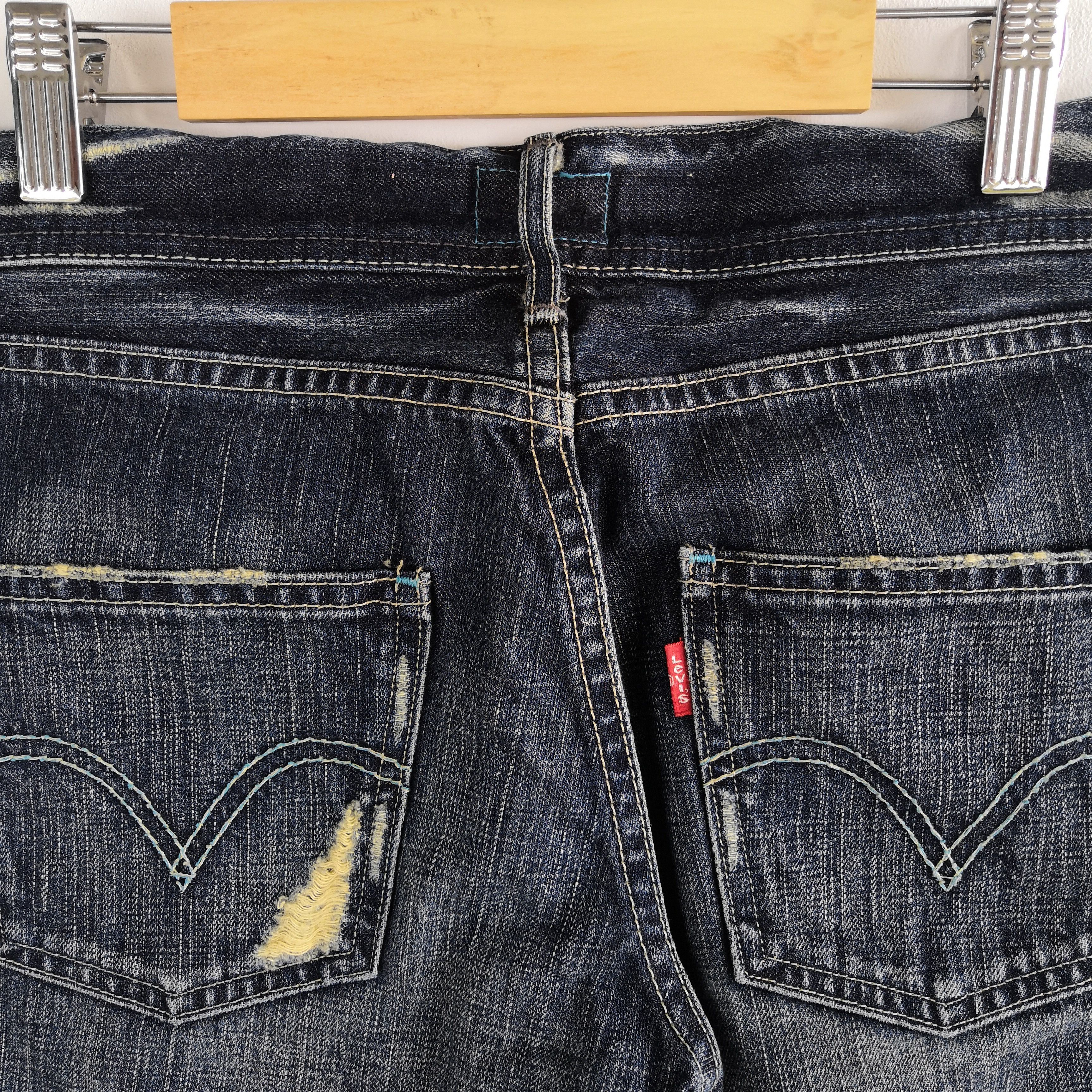 Levi's Vintage Levi's Ripped Jeans Levis 502 Distresses Denim Size 28" / US 6 / IT 42 - 6 Thumbnail
