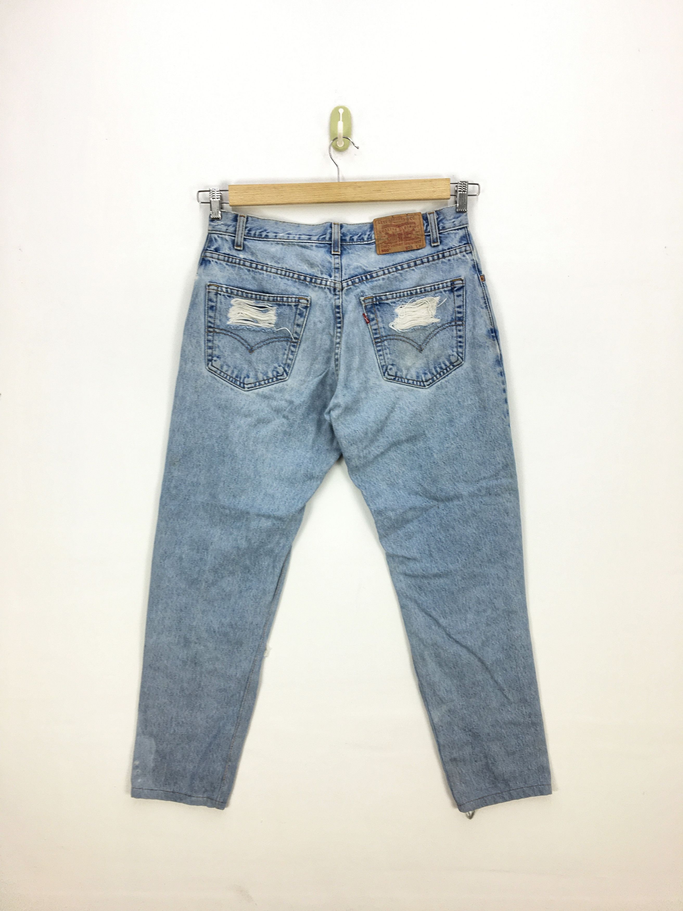 Levi's Vintage Levis Distresses Baggy Jeans Levi's Sun Faded Denim Size US 32 / EU 48 - 2 Thumbnail