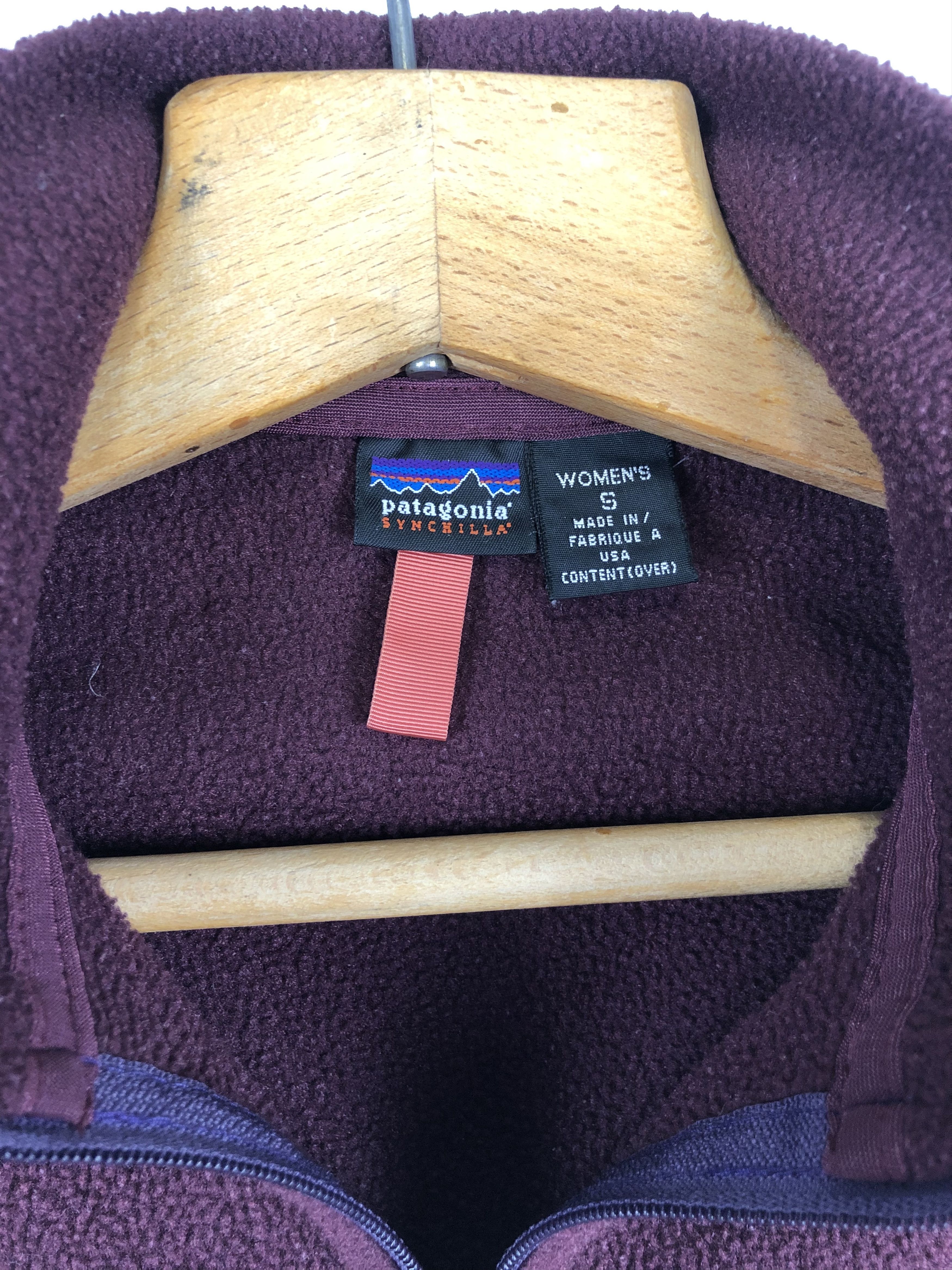 Patagonia 2001 Vintage PATAGONIA Deep Purple Fleece M59 Size US S / EU 44-46 / 1 - 8 Thumbnail