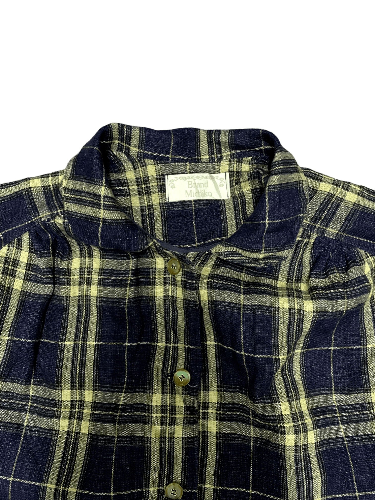Japanese Brand SALES 🔥 Vintage Michiko Checkered Shirts Button Up Size US L / EU 52-54 / 3 - 4 Thumbnail
