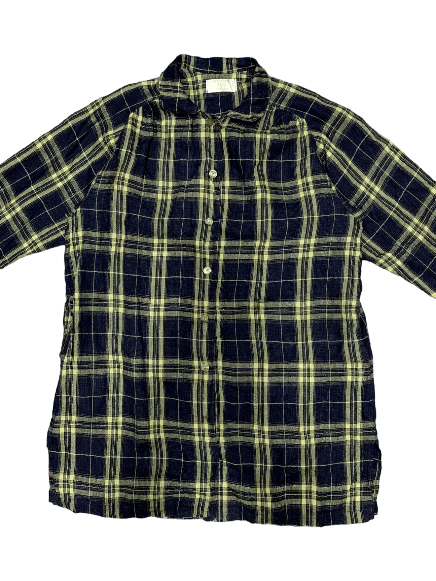 Japanese Brand SALES 🔥 Vintage Michiko Checkered Shirts Button Up Size US L / EU 52-54 / 3 - 5 Thumbnail