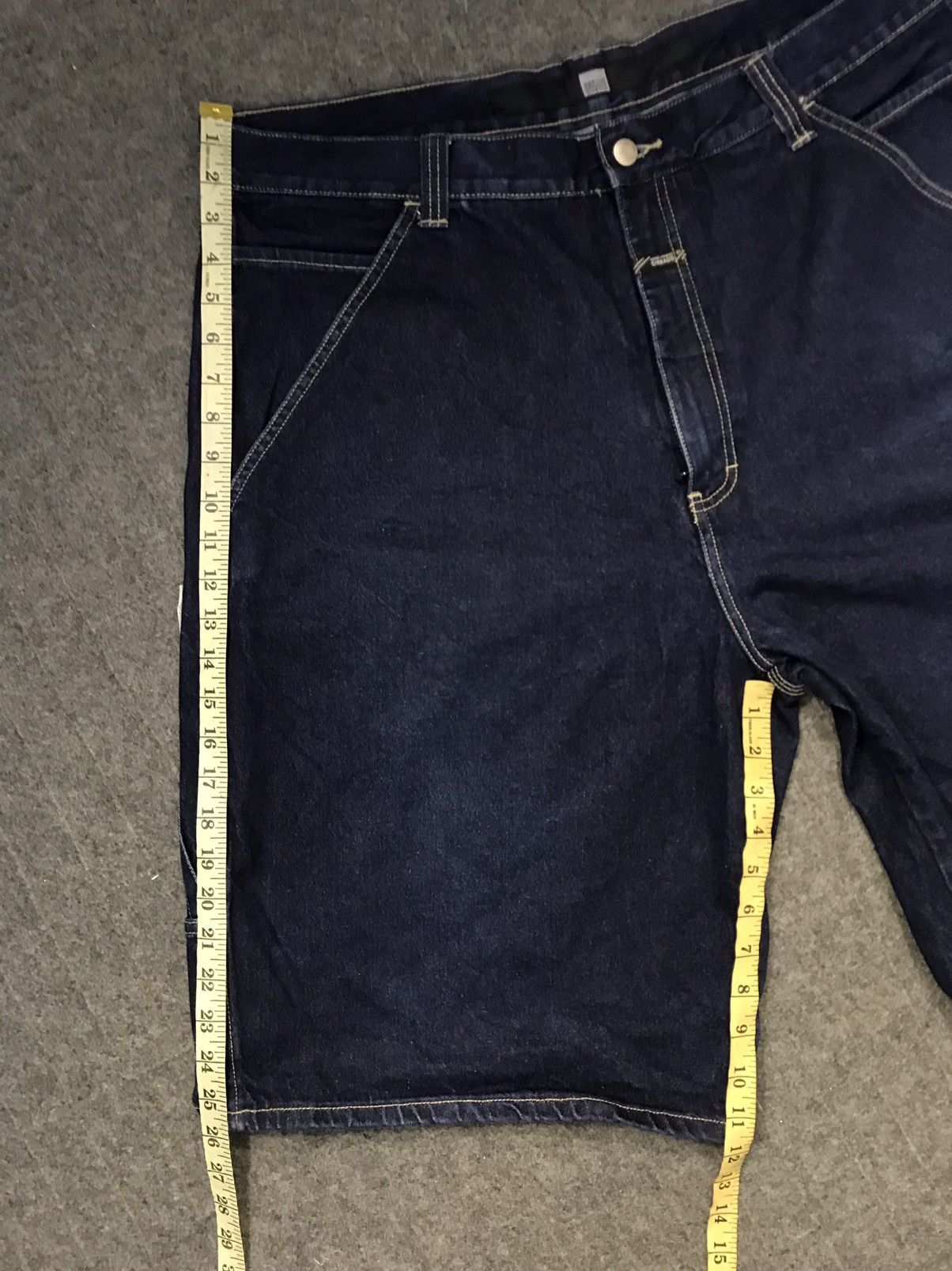 Marithe + Francois Girbaud Marithe Francois Girbaud Indigo Denim Jean Short Multipocket Size US 40 / EU 56 - 11 Thumbnail