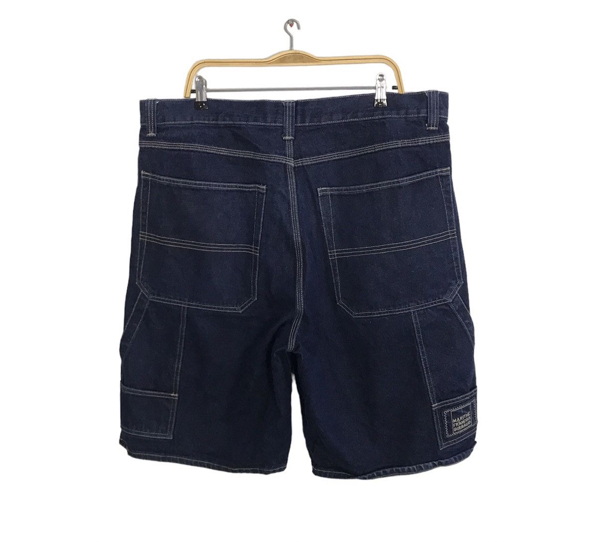 Marithe + Francois Girbaud Marithe Francois Girbaud Indigo Denim Jean Short Multipocket Size US 40 / EU 56 - 1 Thumbnail
