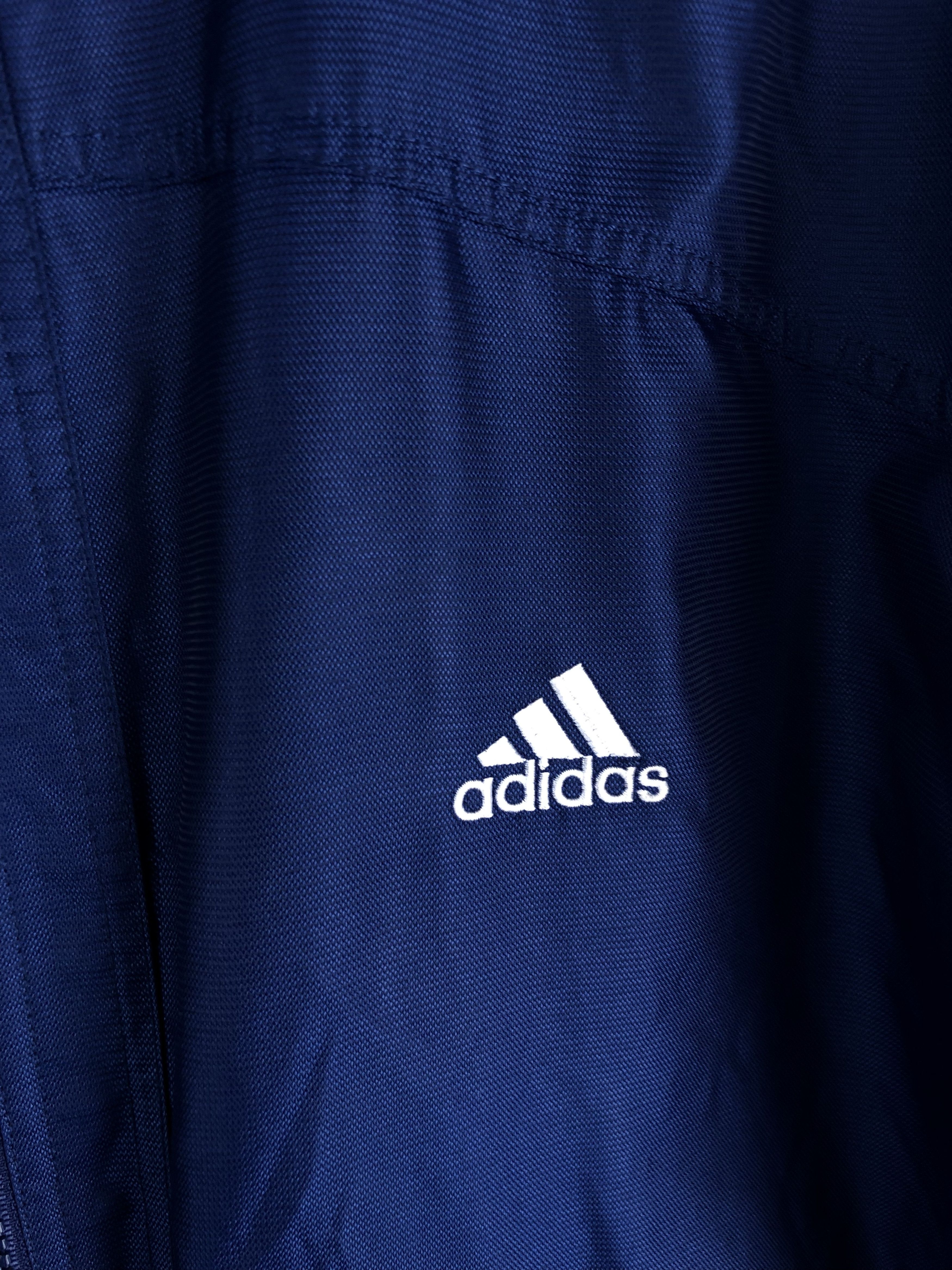 Adidas 90s Vintage ADIDAS Navy Blue Parka Jacket M159 Size US XXL / EU 58 / 5 - 9 Thumbnail