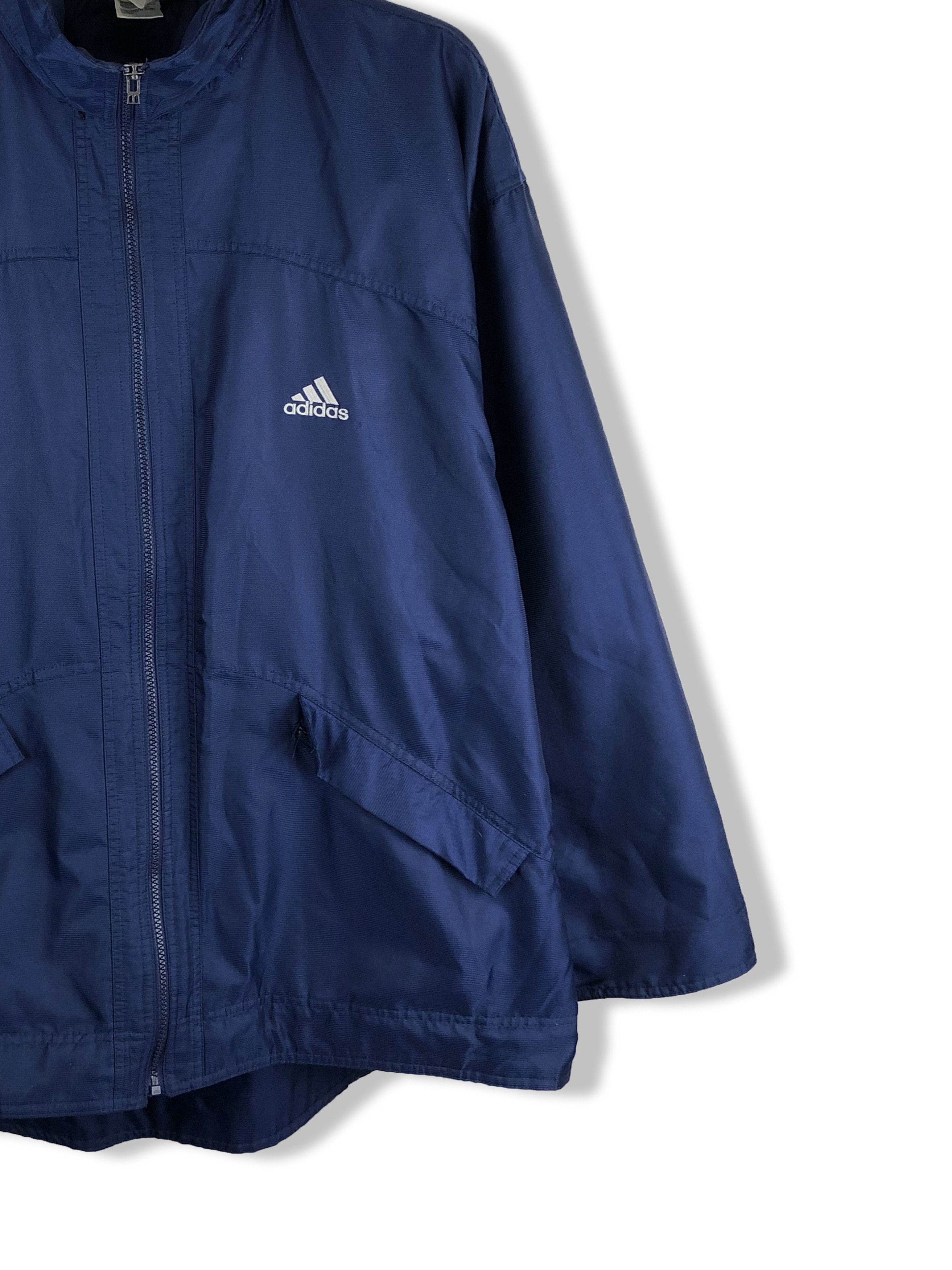 Adidas 90s Vintage ADIDAS Navy Blue Parka Jacket M159 Size US XXL / EU 58 / 5 - 6 Thumbnail