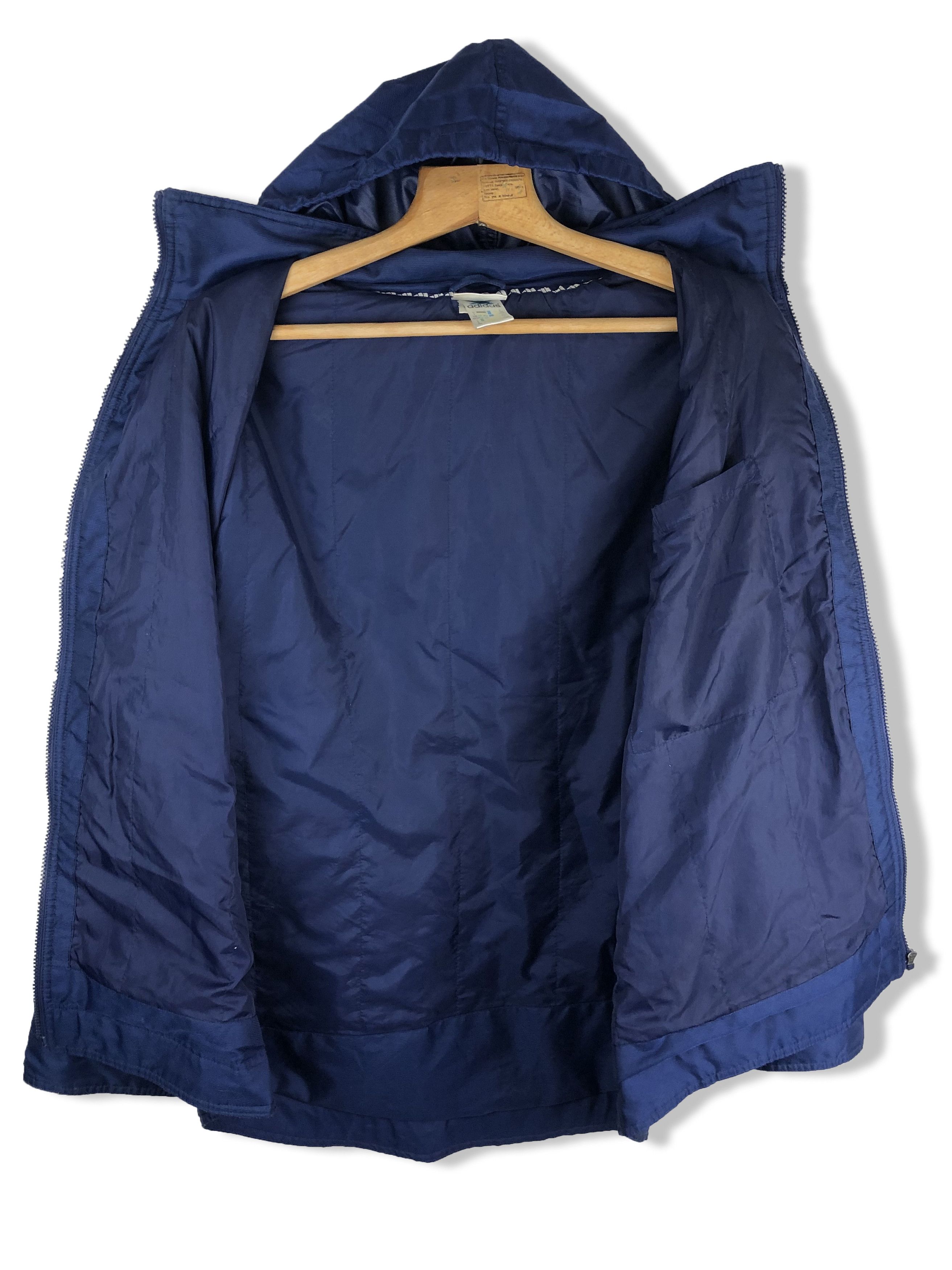 Adidas 90s Vintage ADIDAS Navy Blue Parka Jacket M159 Size US XXL / EU 58 / 5 - 11 Thumbnail