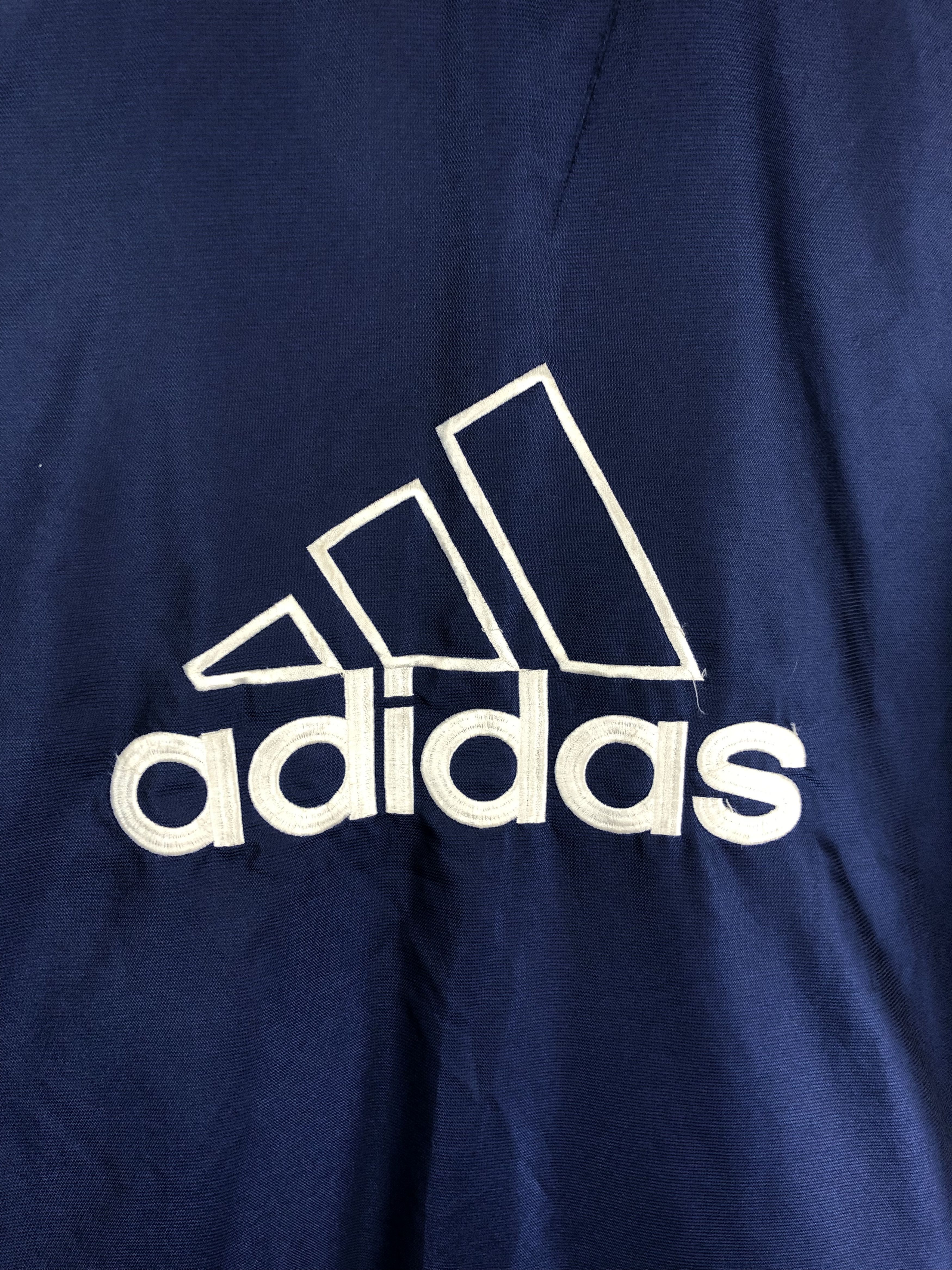 Adidas 90s Vintage ADIDAS Navy Blue Parka Jacket M159 Size US XXL / EU 58 / 5 - 16 Thumbnail