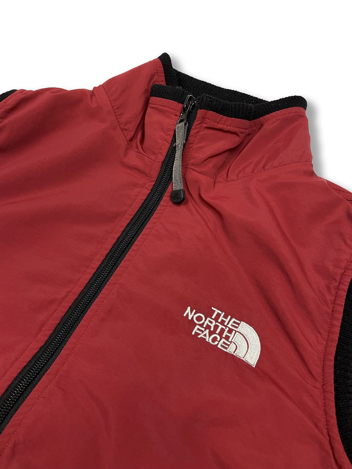 The North Face × Vintage 90s Vintage THE NORTH FACE Red Warm Vest GCS027 Size S / US 4 / IT 40 - 2 Thumbnail