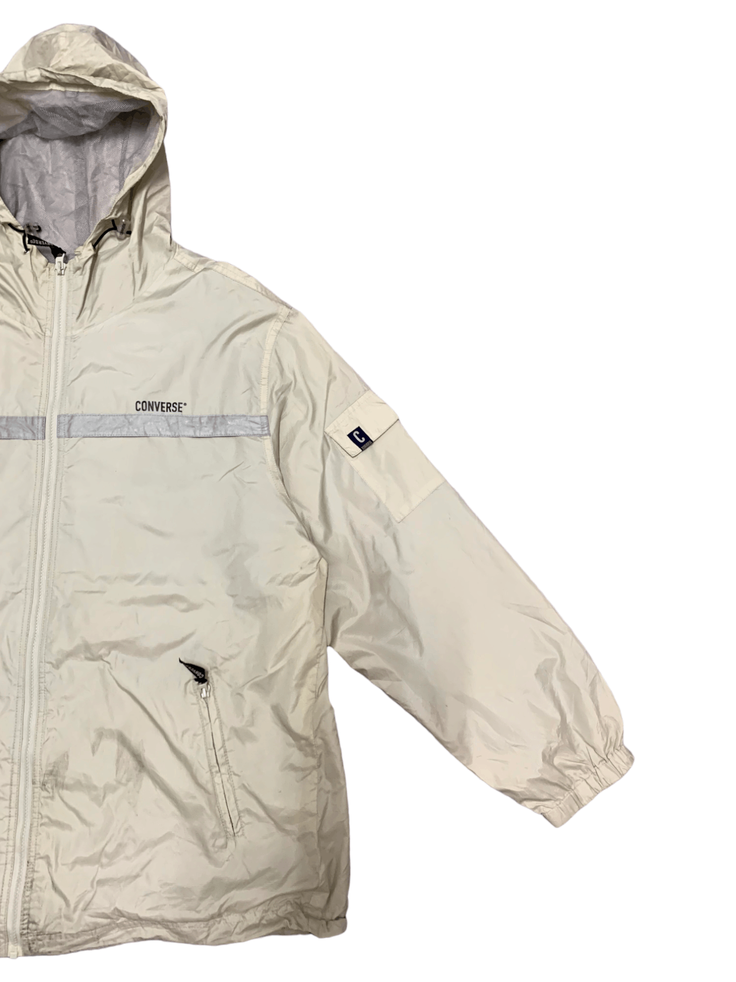Converse Vintage CONVERSE Light Jacket Hoodie Windbreaker Style Size US L / EU 52-54 / 3 - 10 Thumbnail