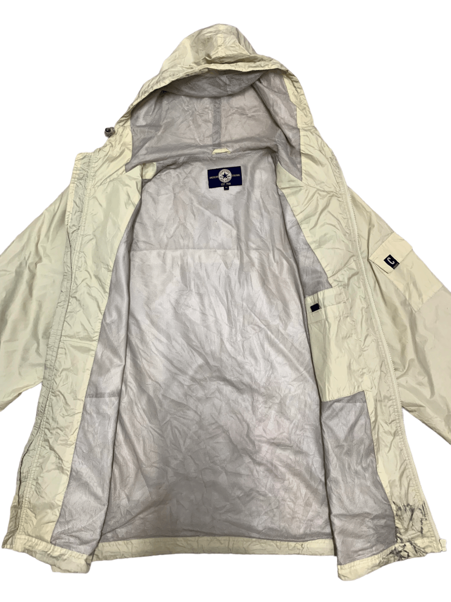Converse Vintage CONVERSE Light Jacket Hoodie Windbreaker Style Size US L / EU 52-54 / 3 - 8 Thumbnail