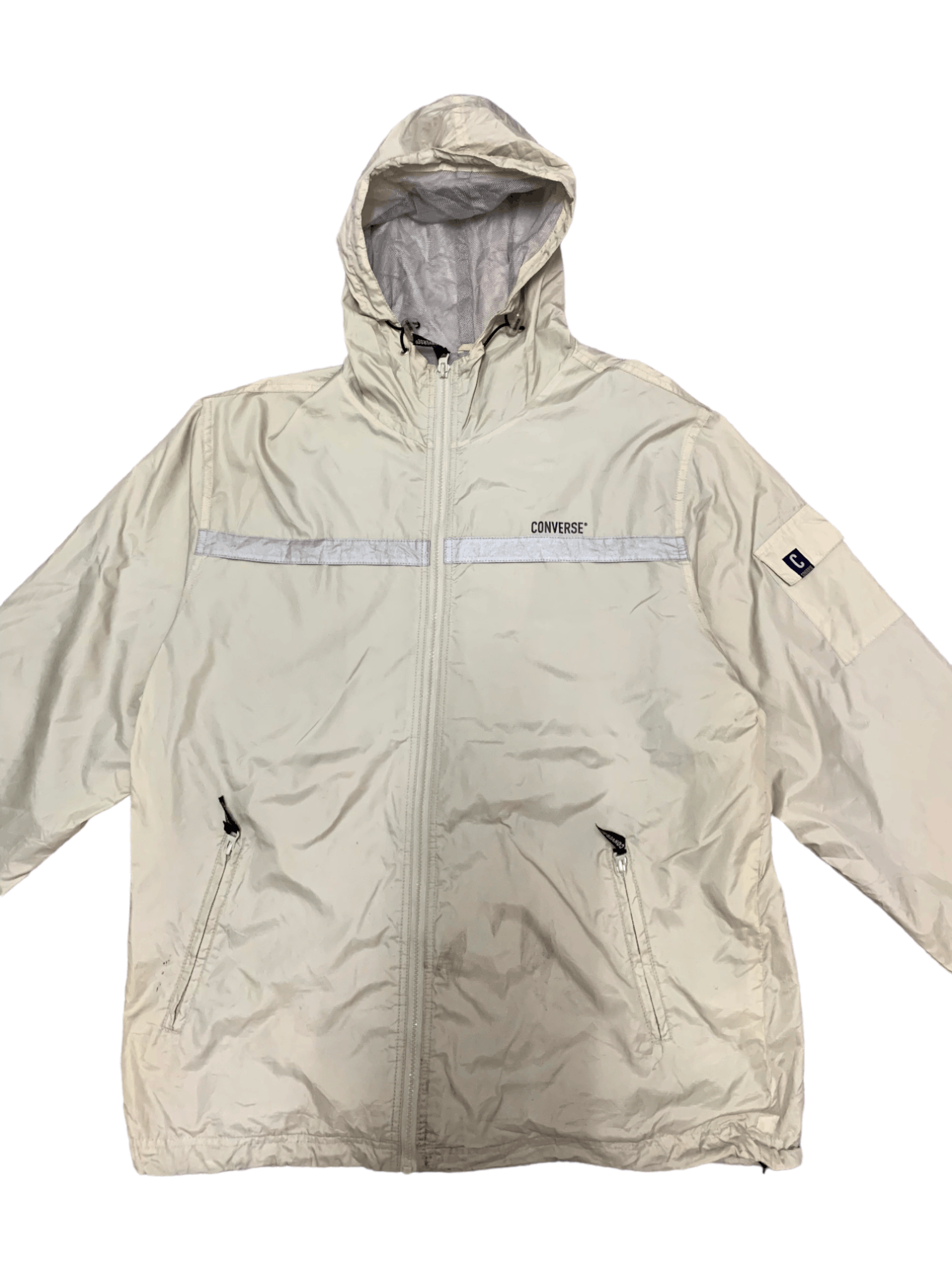 Converse Vintage CONVERSE Light Jacket Hoodie Windbreaker Style Size US L / EU 52-54 / 3 - 6 Thumbnail