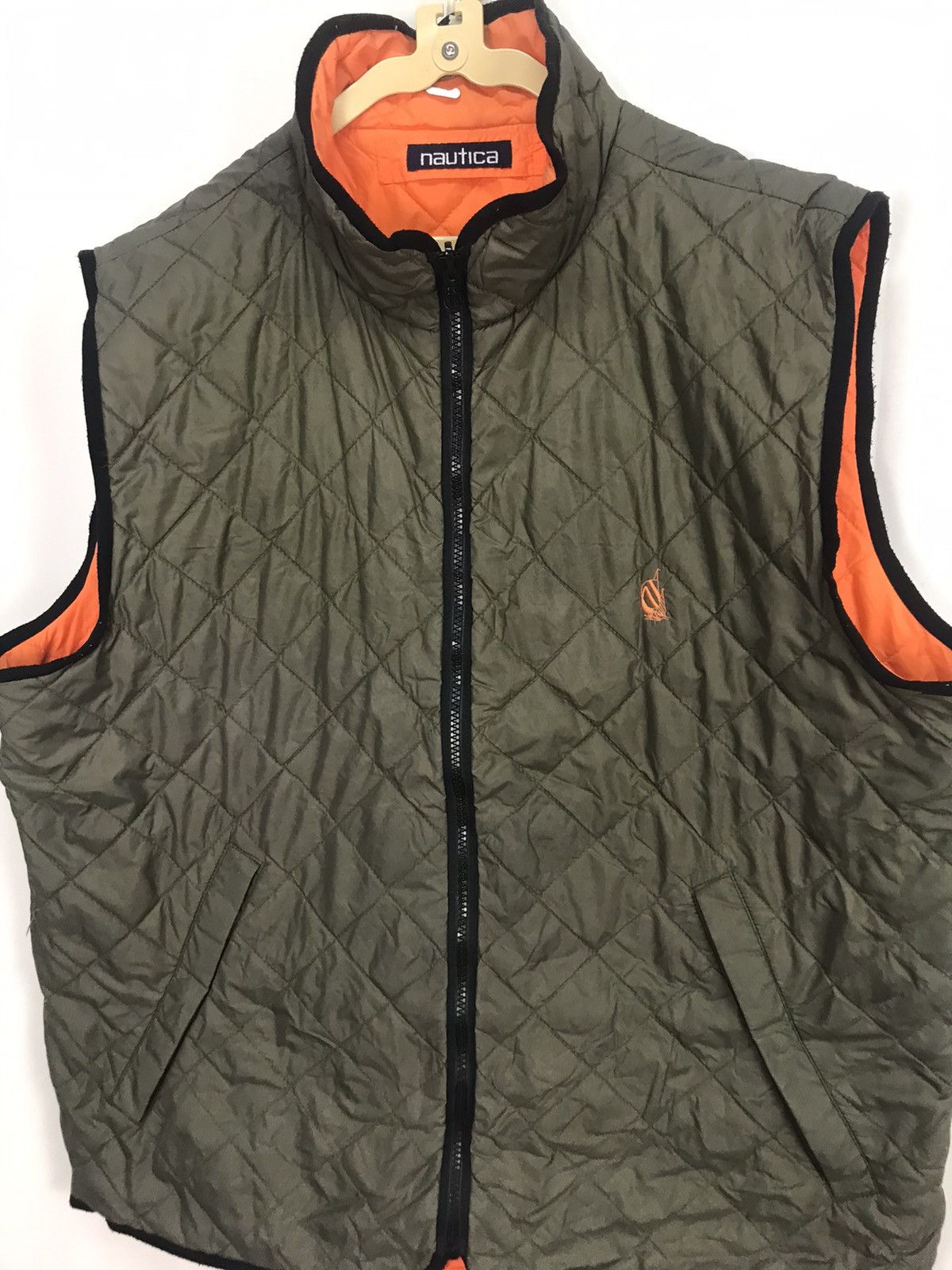 Nautica Nautica quilted reversible sleeveless zipper jacket Size US XL / EU 56 / 4 - 8 Thumbnail