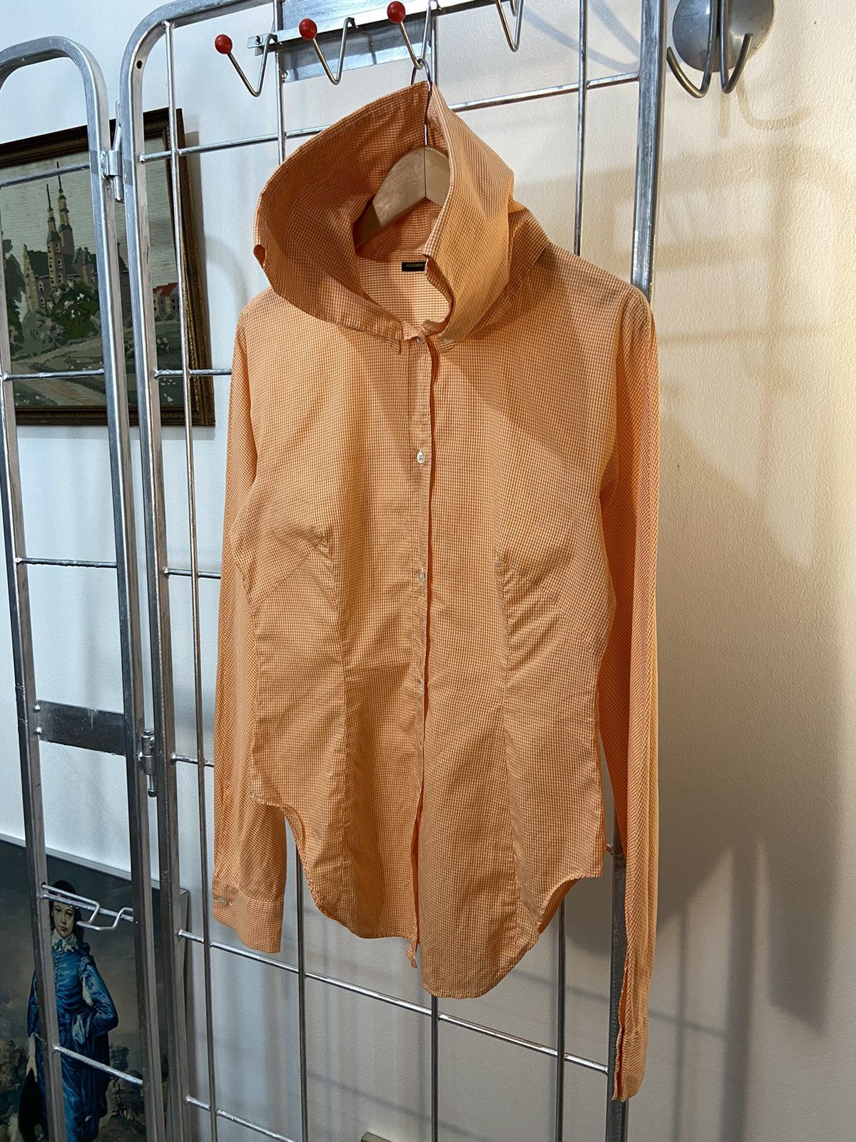 Alexander McQueen Alexander McQueen 1995 Extended Collar Shirt Size M / US 6-8 / IT 42-44 - 13 Thumbnail