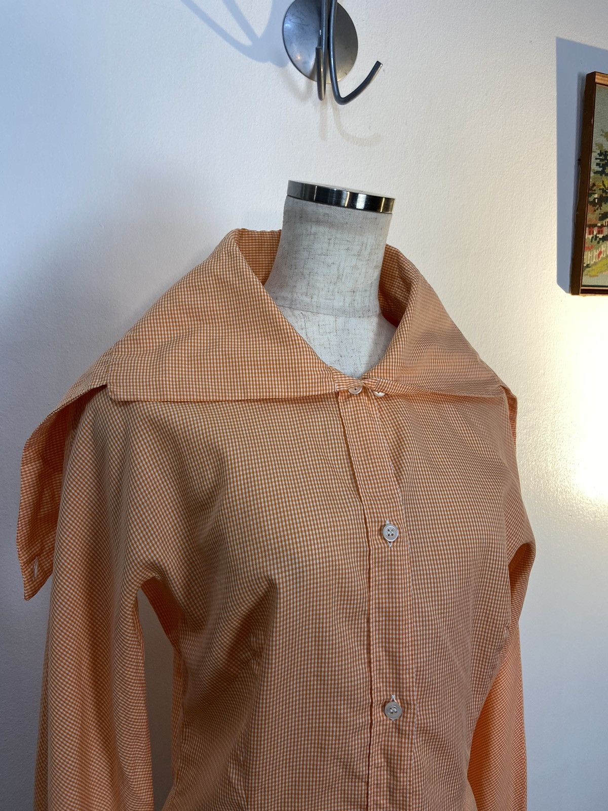 Alexander McQueen Alexander McQueen 1995 Extended Collar Shirt Size M / US 6-8 / IT 42-44 - 9 Thumbnail