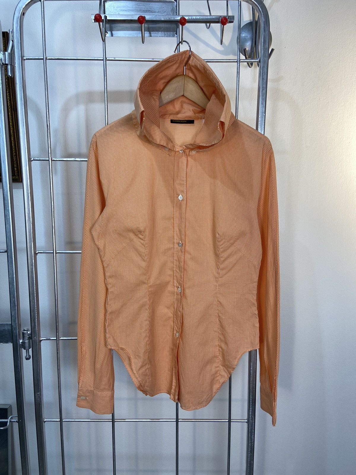 Alexander McQueen Alexander McQueen 1995 Extended Collar Shirt Size M / US 6-8 / IT 42-44 - 12 Thumbnail