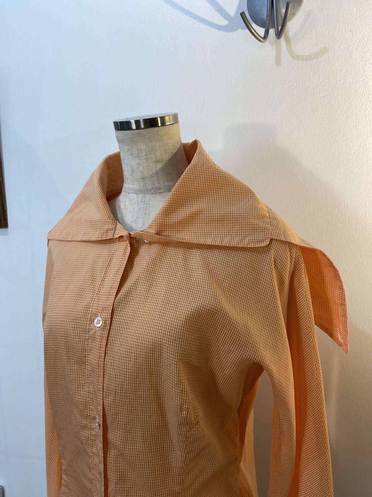 Alexander McQueen Alexander McQueen 1995 Extended Collar Shirt Size M / US 6-8 / IT 42-44 - 10 Thumbnail