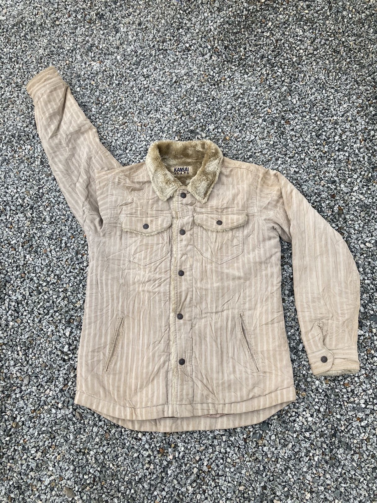 Kansai Yamamoto KANSAI JEANS SHERPA KUDROY JACKET Size US M / EU 48-50 / 2 - 2 Thumbnail