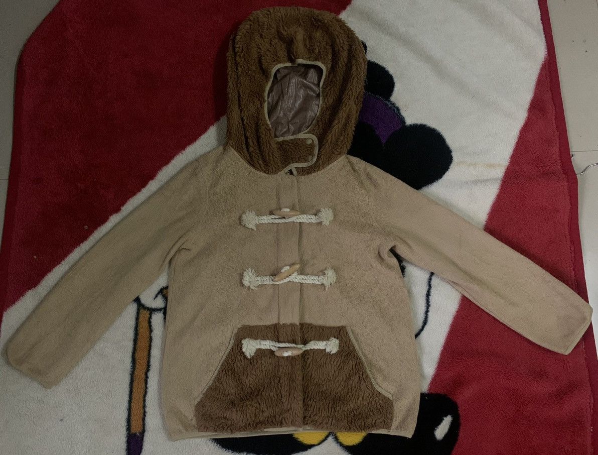 Issey Miyake 90s ISSEY MIYAKE HOODIE FLEECE RARE DESIGN Size US M / EU 48-50 / 2 - 3 Thumbnail