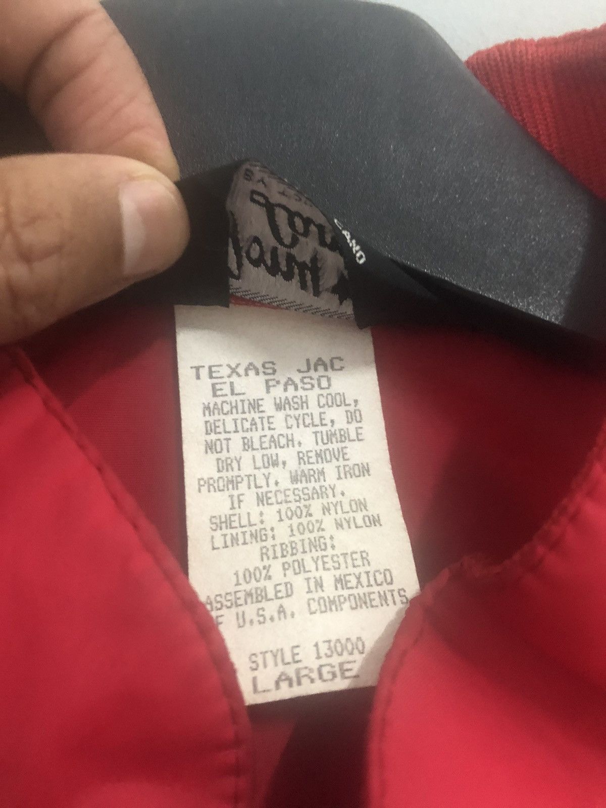 Tony Lama Vintage TONY LAMA Windbreaker Jacket Tony Cano Not Shoe Size US L / EU 52-54 / 3 - 4 Thumbnail