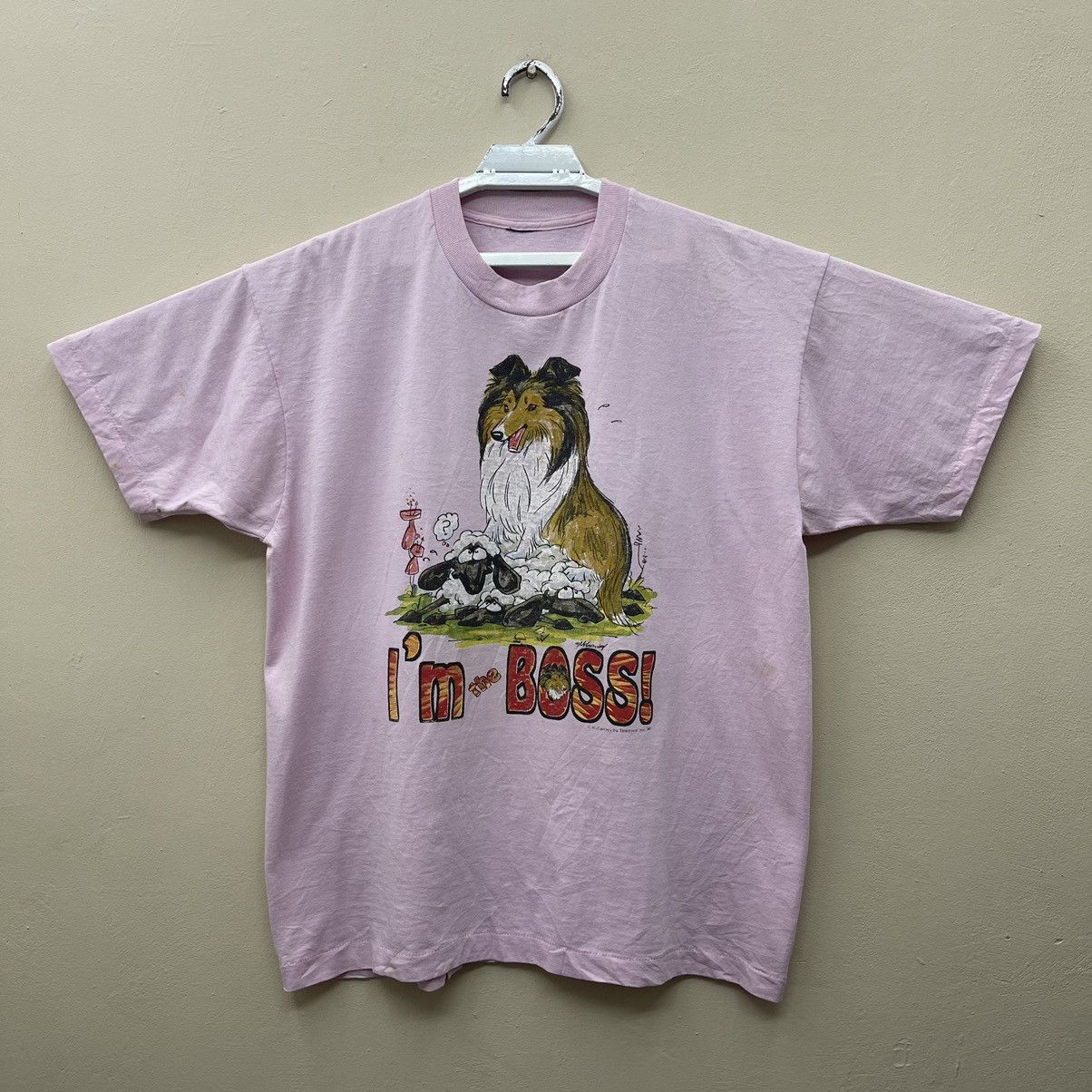 Vintage Vintage 90s I'm The Boss! Single Stitch Size US XL / EU 56 / 4 - 1 Thumbnail