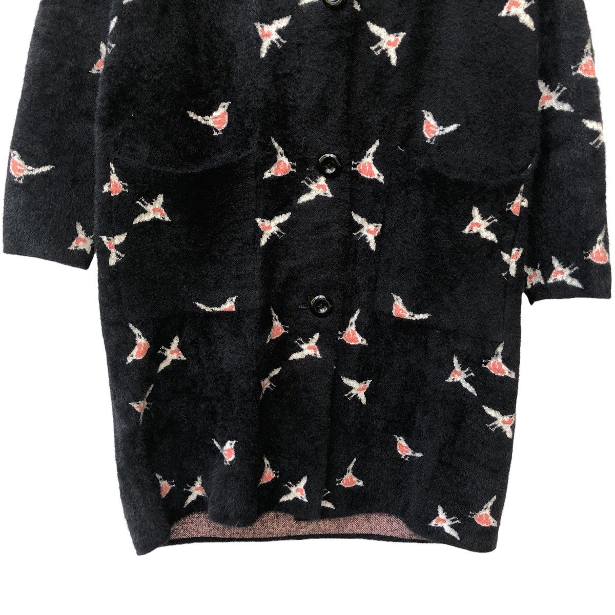 Japanese Brand VTG MOHAIR FULL PRINT LONG JACKET Size M / US 6-8 / IT 42-44 - 6 Thumbnail