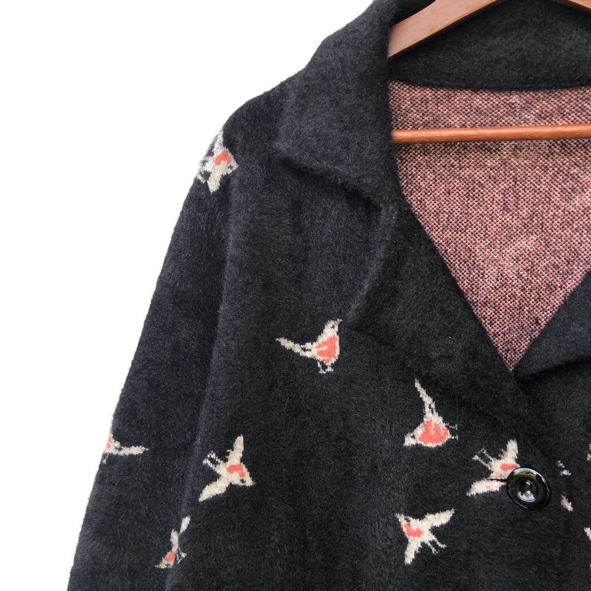 Japanese Brand VTG MOHAIR FULL PRINT LONG JACKET Size M / US 6-8 / IT 42-44 - 5 Thumbnail