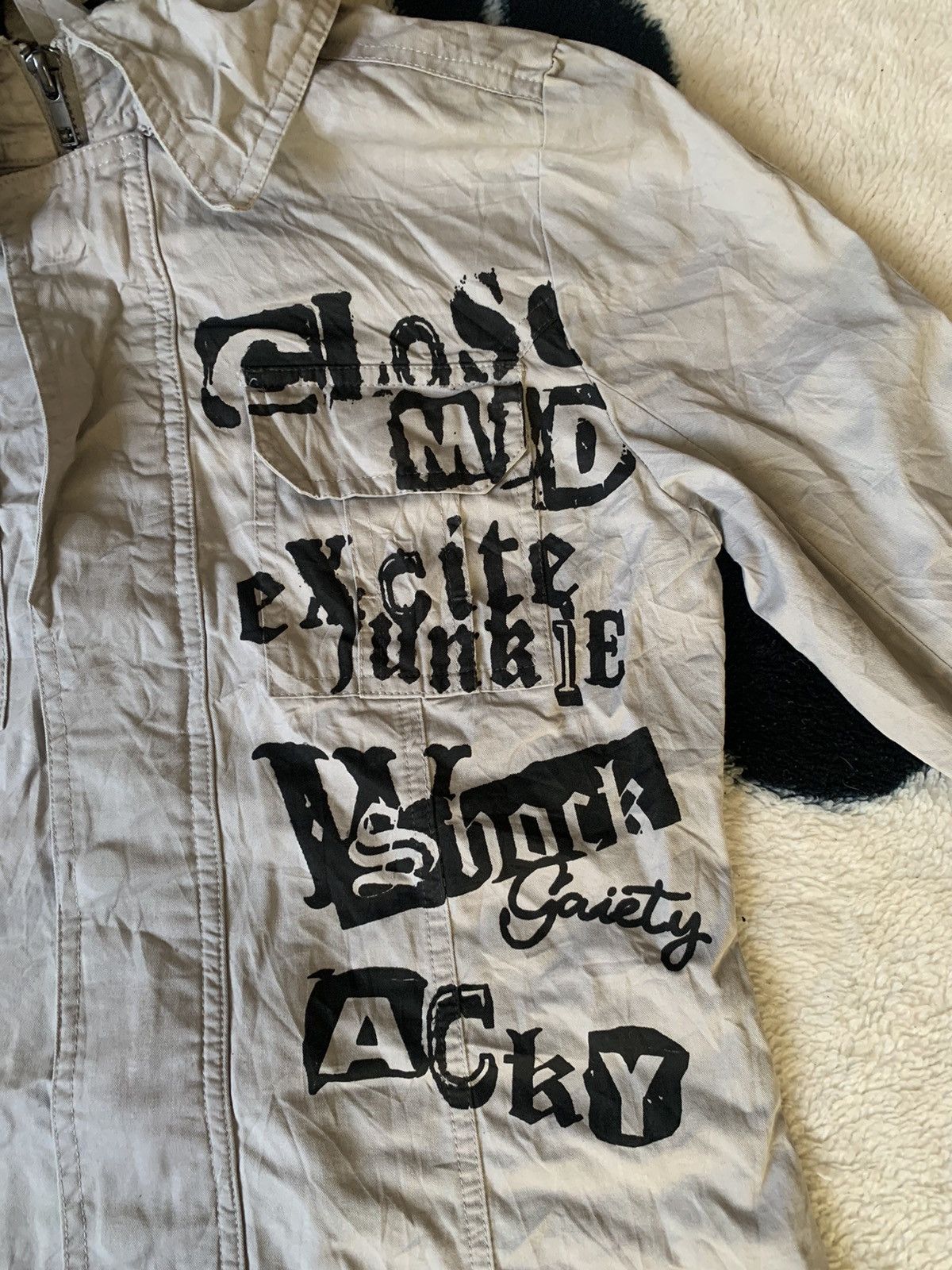 If Six Was Nine 2000s GHOST OF HARLEM HOODIE BUTTON UP SHIRT HOODIE Size US S / EU 44-46 / 1 - 3 Thumbnail