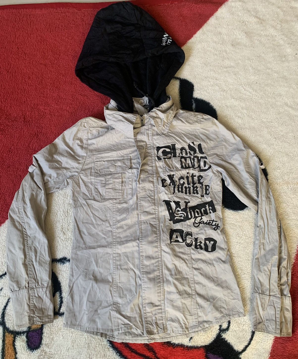 If Six Was Nine 2000s GHOST OF HARLEM HOODIE BUTTON UP SHIRT HOODIE Size US S / EU 44-46 / 1 - 2 Thumbnail
