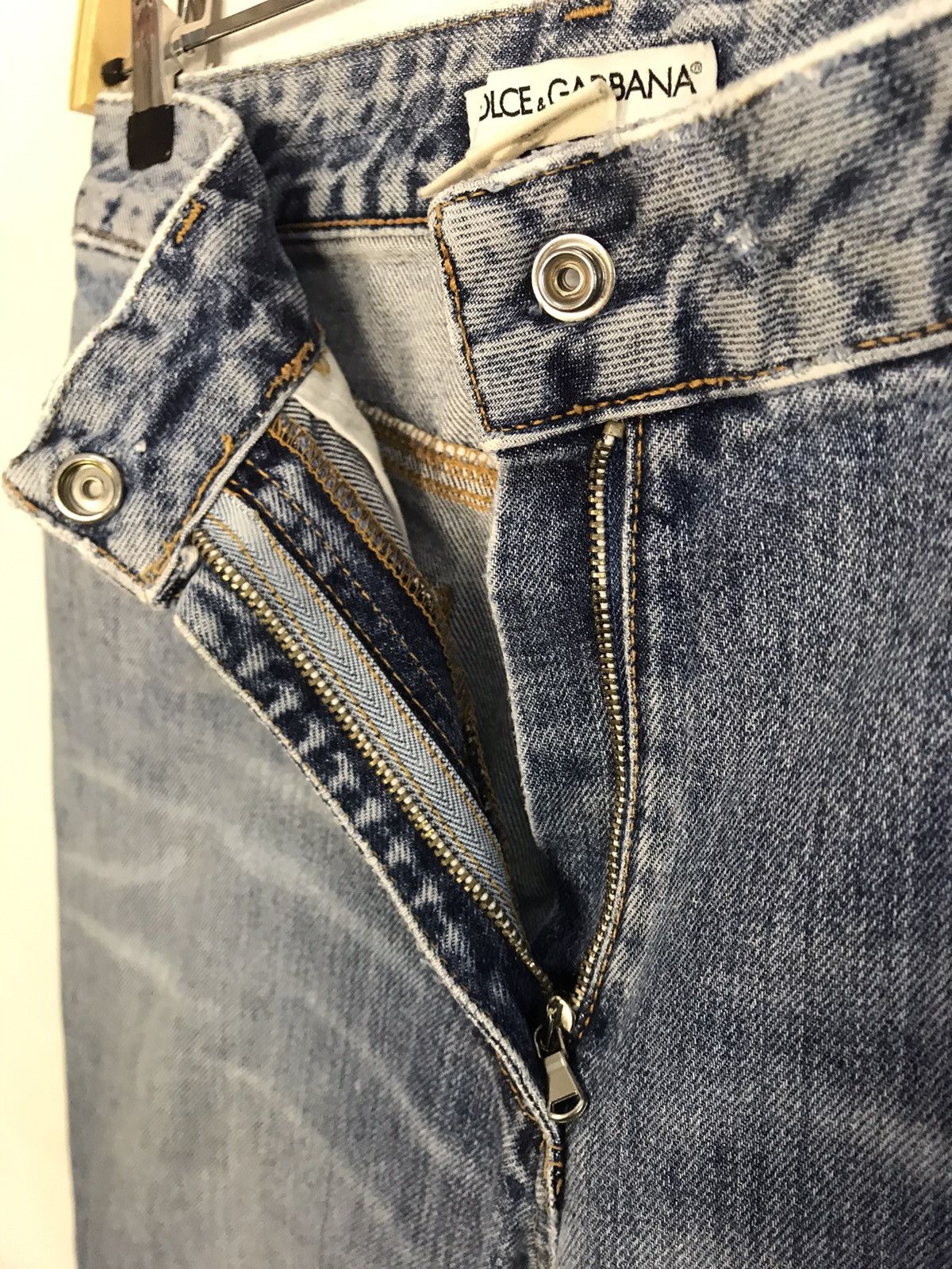 Dolce & Gabbana Dolce & Gabana Made In Italy Baggy Straight Cut Indigo Denim Size 28" / US 6 / IT 42 - 4 Thumbnail