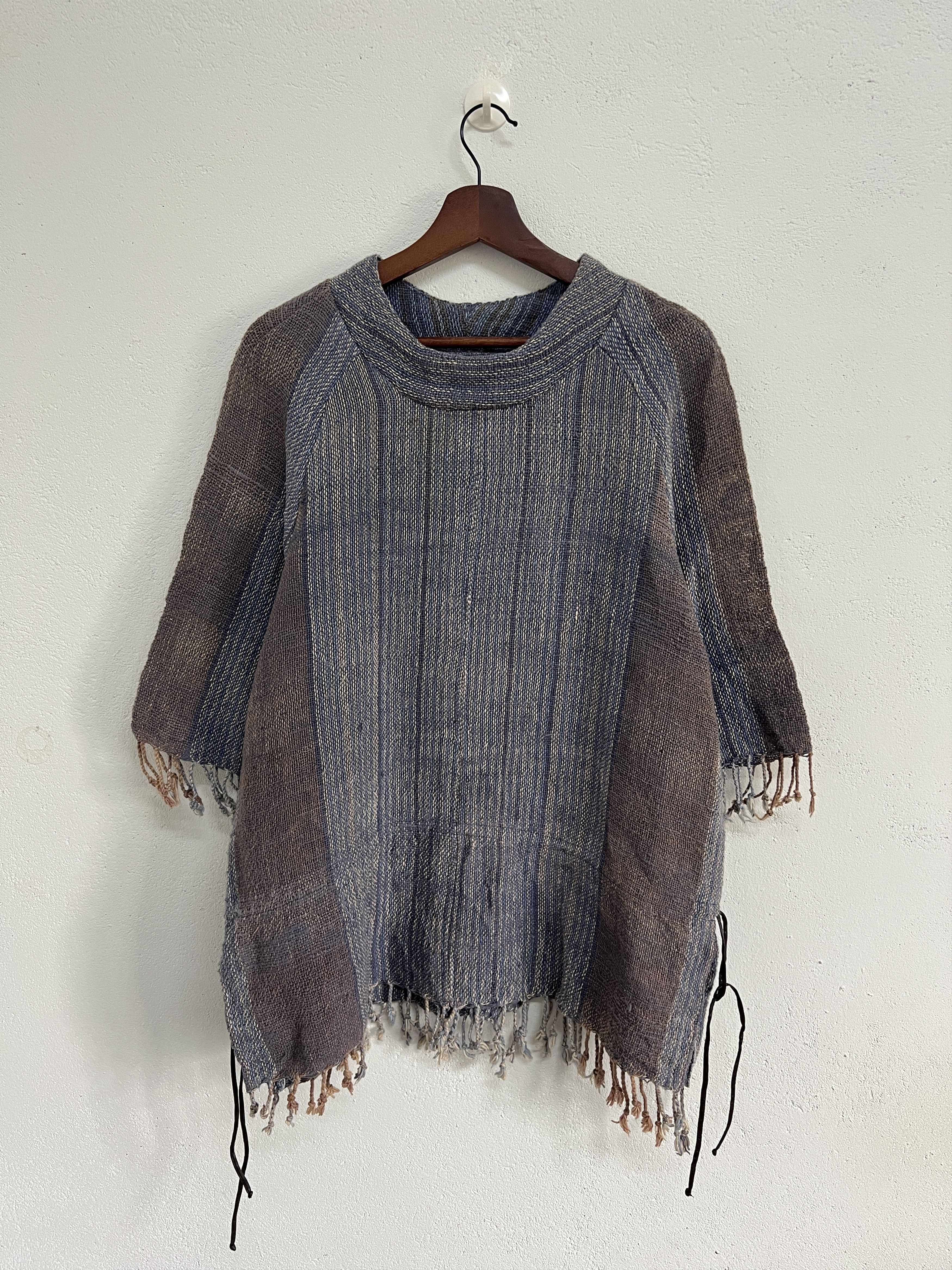 Japanese Brand Vintage Indigo blend Bohemians Style Shirt Size US L / EU 52-54 / 3 - 1 Thumbnail