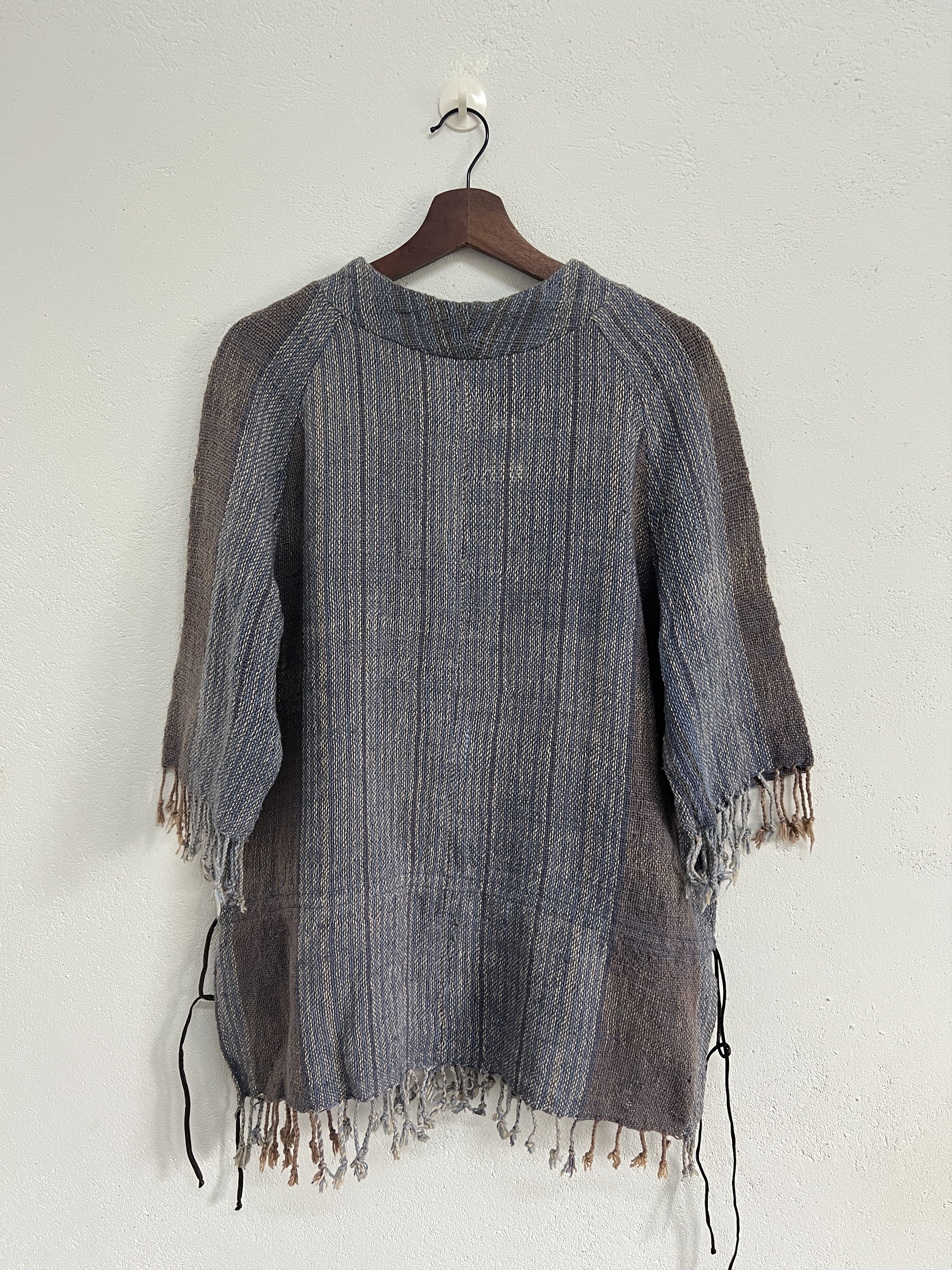 Japanese Brand Vintage Indigo blend Bohemians Style Shirt Size US L / EU 52-54 / 3 - 4 Thumbnail