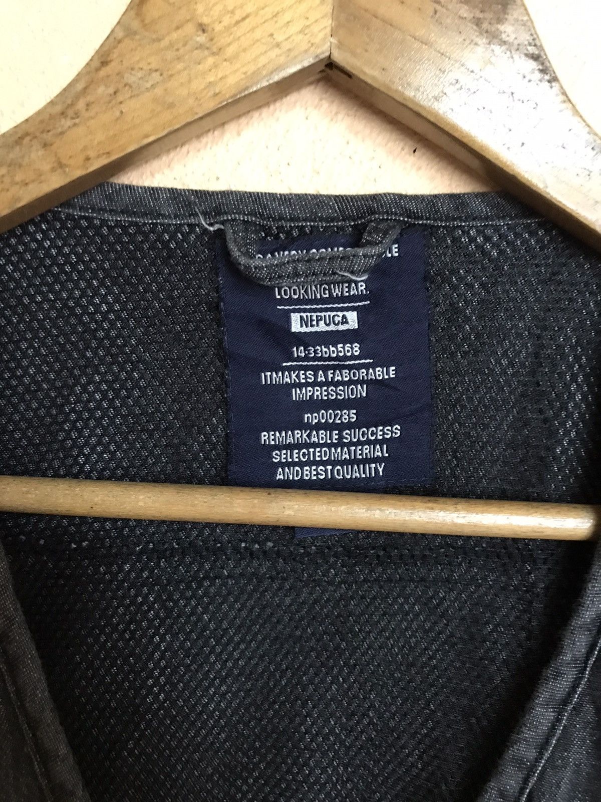 Indigo RARE NEPUCA MULTIPOCKET VEST FISHING JACKET DENIM Size US S / EU 44-46 / 1 - 5 Thumbnail