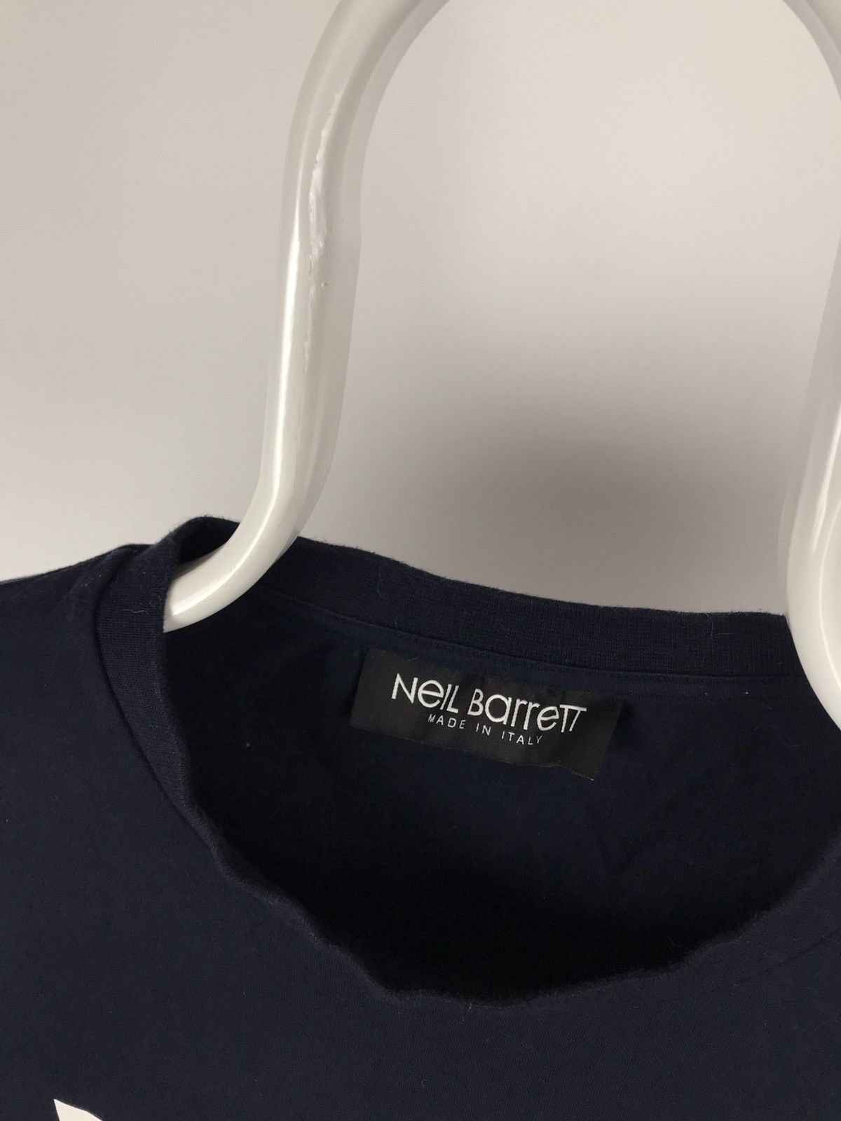 Neil Barrett Neil Barrett Black Lightning Pattern Tee T Shirt Size US L / EU 52-54 / 3 - 3 Thumbnail