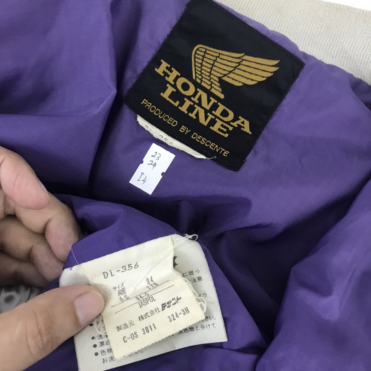 Honda × Sports Specialties Vintage Honda Line Japan Bomber Jacket Size US L / EU 52-54 / 3 - 7 Thumbnail