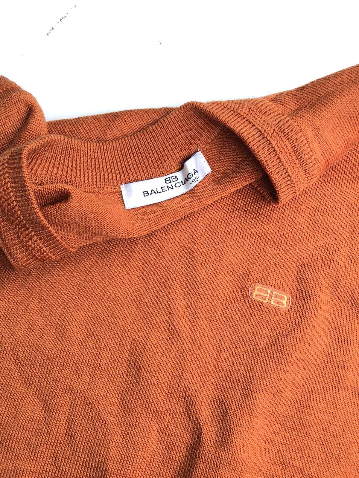 Balenciaga × Vintage Y2K Vintage 90s Balenciaga BB Logo Knitwear Sleevless Size US M / EU 48-50 / 2 - 4 Thumbnail