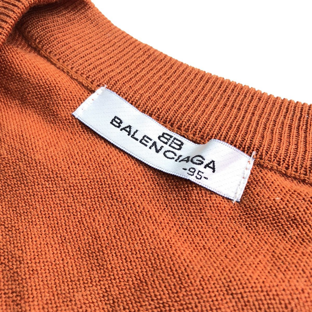 Balenciaga × Vintage Y2K Vintage 90s Balenciaga BB Logo Knitwear Sleevless Size US M / EU 48-50 / 2 - 5 Thumbnail