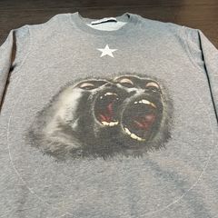 Givenchy, Shirts, Givenchy Paris Screaming Monkeymonkey Bros Fullprint  Sweatshirt