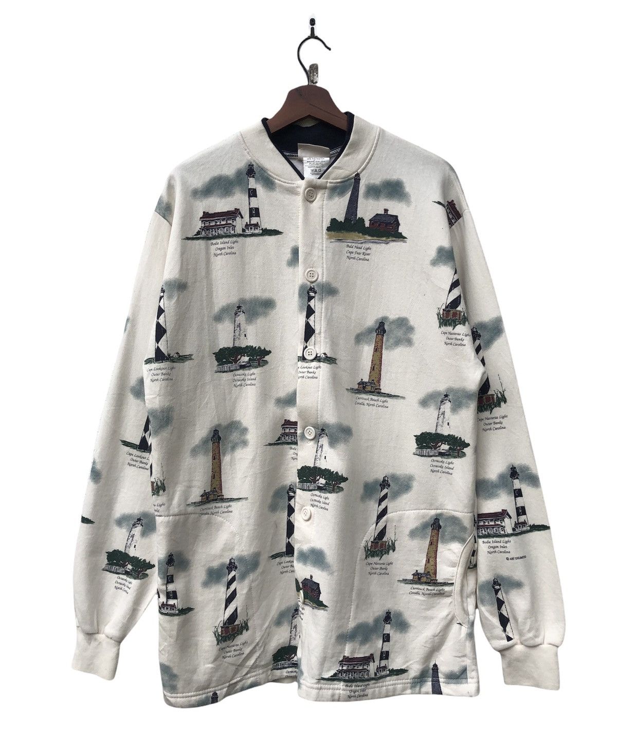 Vintage Vintage Art Unlimited Full Print Lighthouse Sweatshirt Size US L / EU 52-54 / 3 - 1 Thumbnail