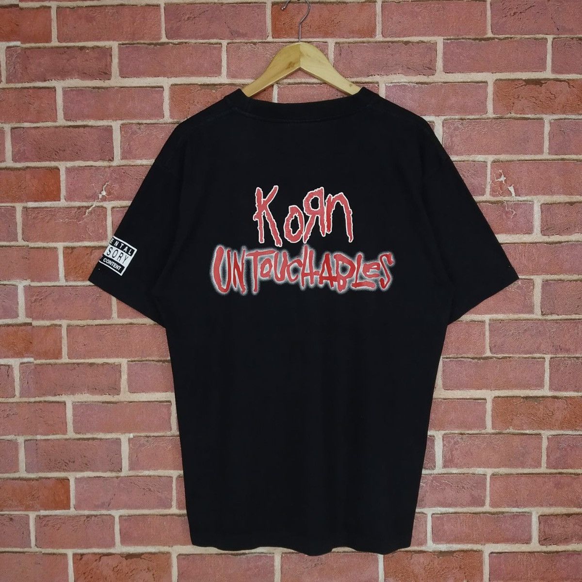 Band Tees × Vintage Vintage KORN American Nu Metal Band Promo Shirt Size US L / EU 52-54 / 3 - 2 Thumbnail